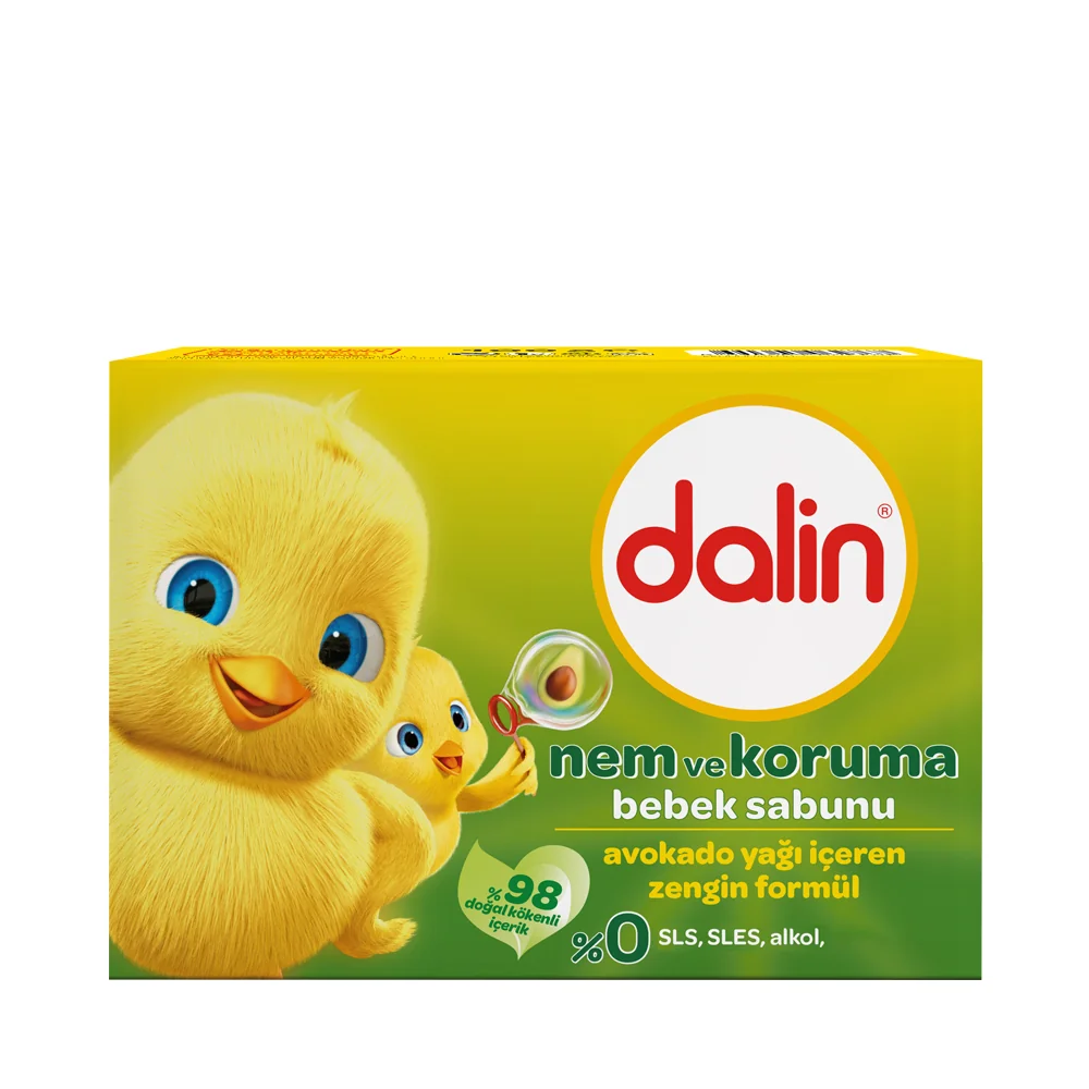 Dalin Bebek Sabunu Nem ve Koruma Avokado Yağlı 100 Gr