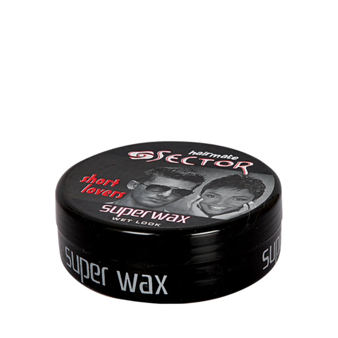 Sector Super Wax Wet Look 150 Ml Siyah