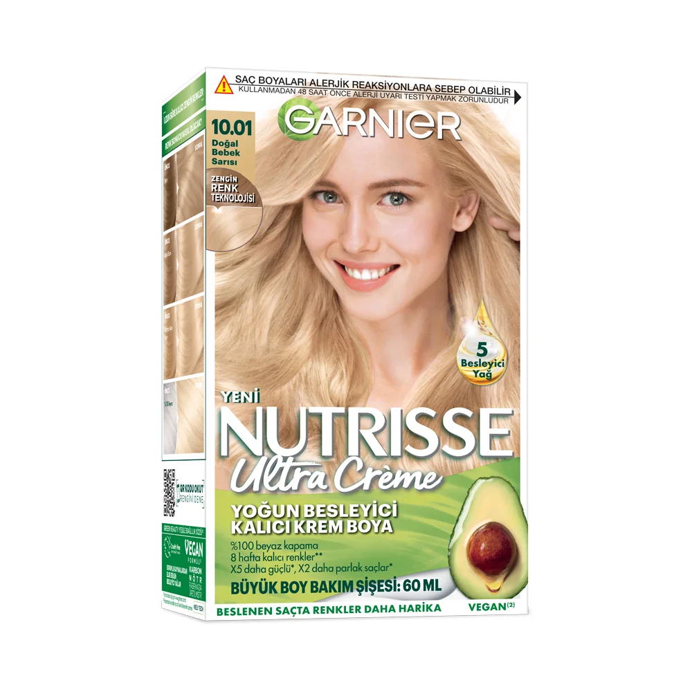 Nutrisse Ultra Creme 10.01 Doğal Bebek Sarısı