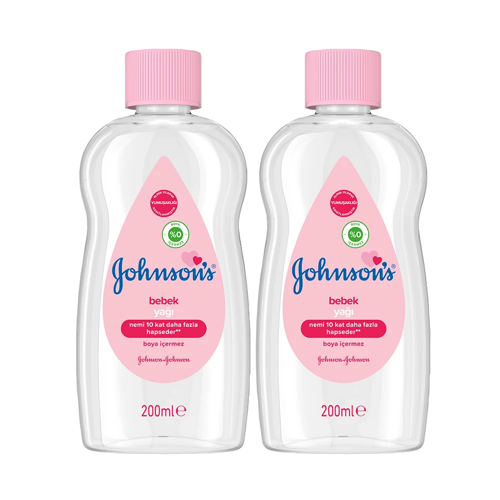 Johnson'S Baby Nemlendirici Bebek Yağı 200 Ml 2'Li Paket