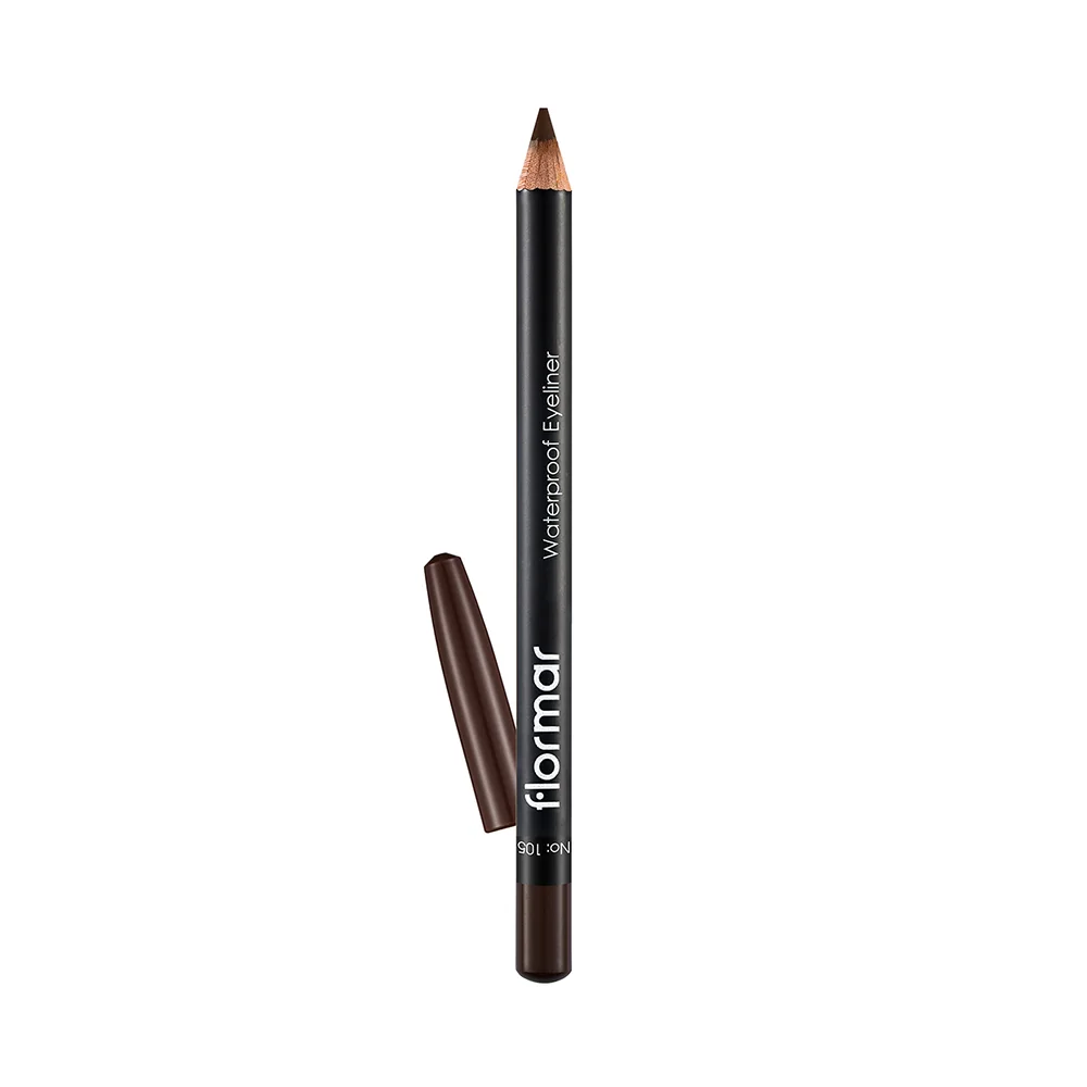 Flormar Yüksek Pigmentli & Mat Bitişli Suya Dayanıklı Göz Kalemi - 105 Warm Brown