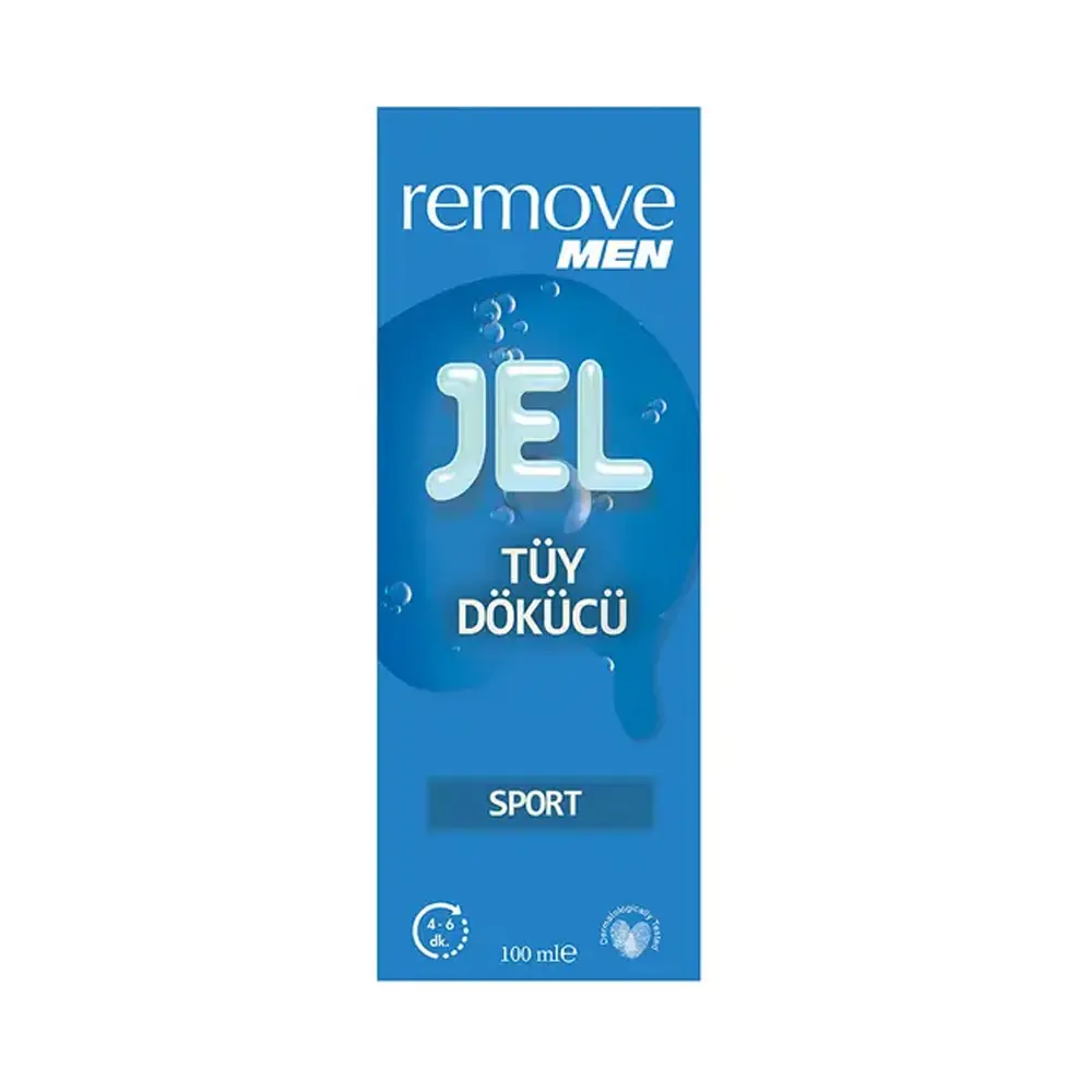 Remove Men Tüy Dökücü Jel Sport 100 Ml