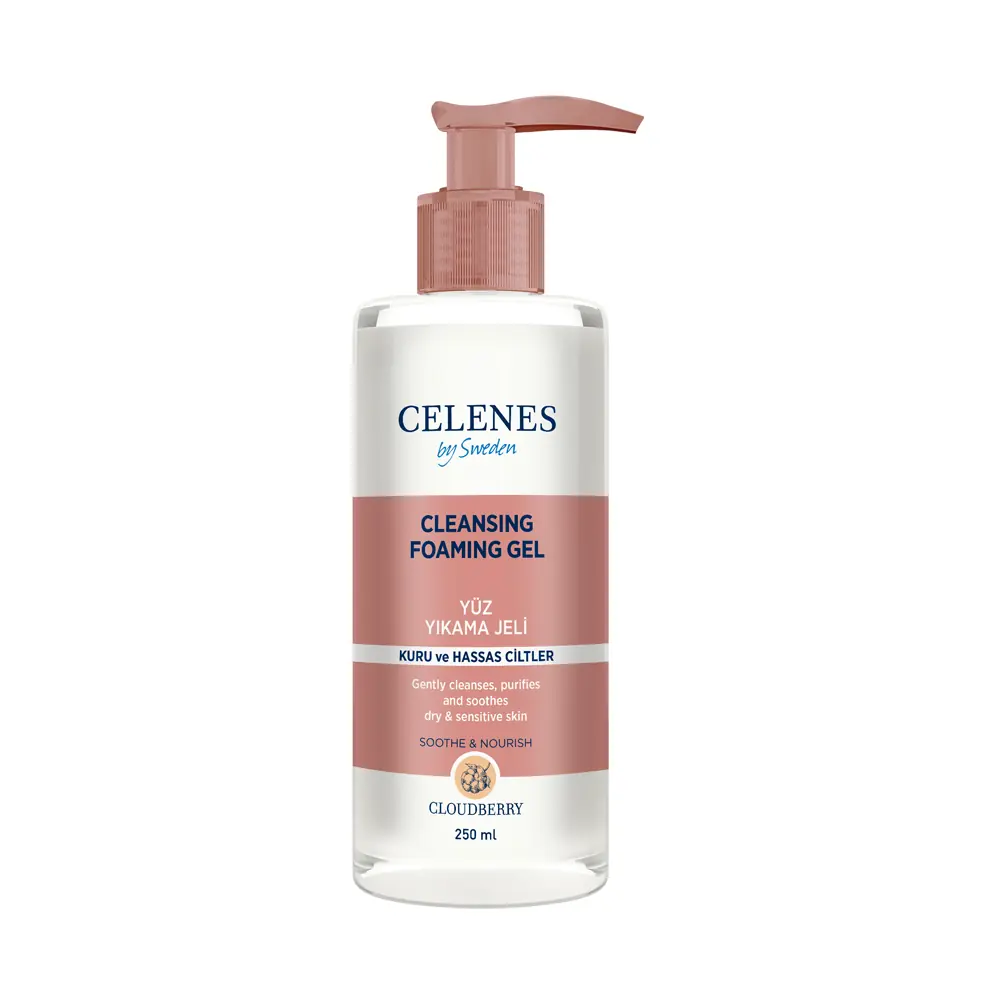 Celenes Cloudberry Yüz Yıkama Jeli Kuru Ve Hassas Ciltler - 250 Ml | Cosmetica