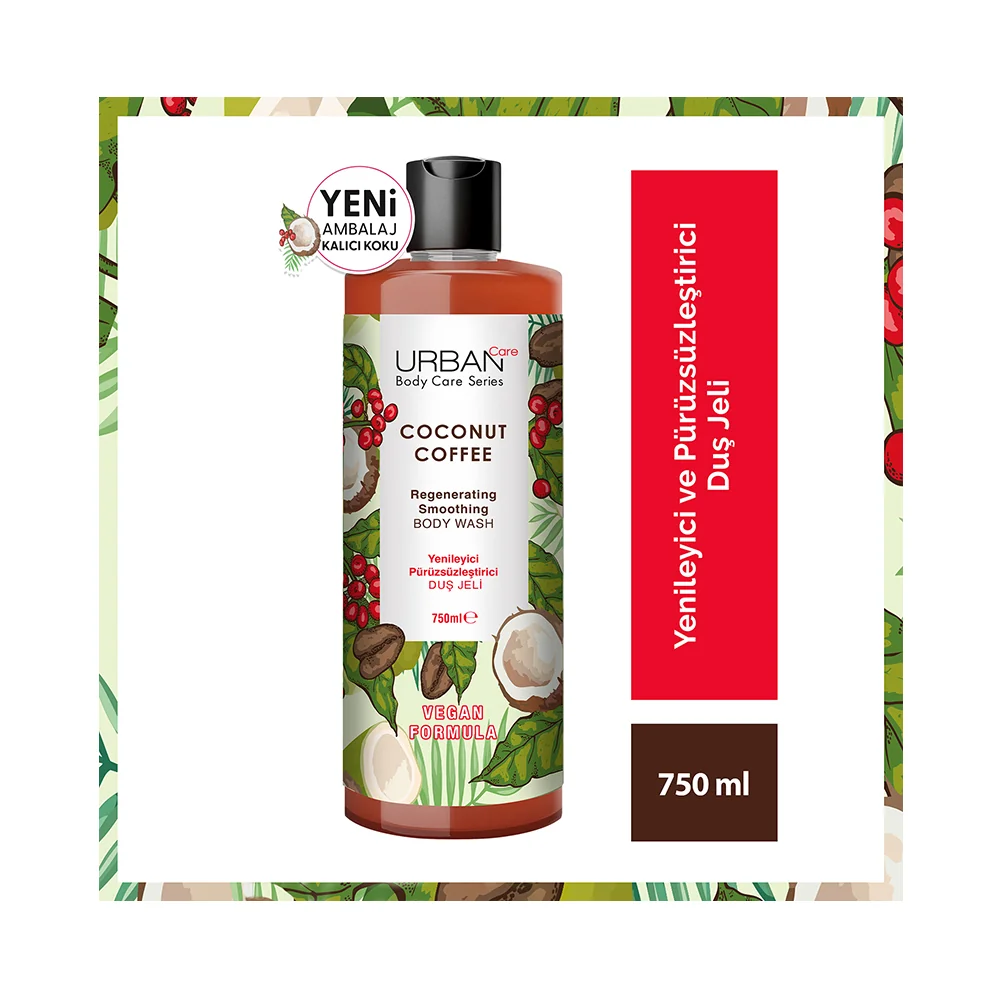 Urban Care Body Series Coconut Coffee Duş Jeli 750 ML