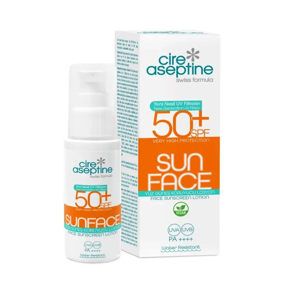 Cire Aseptine Yüz Güneş Koruyucu Losyon Spf50 60 Ml