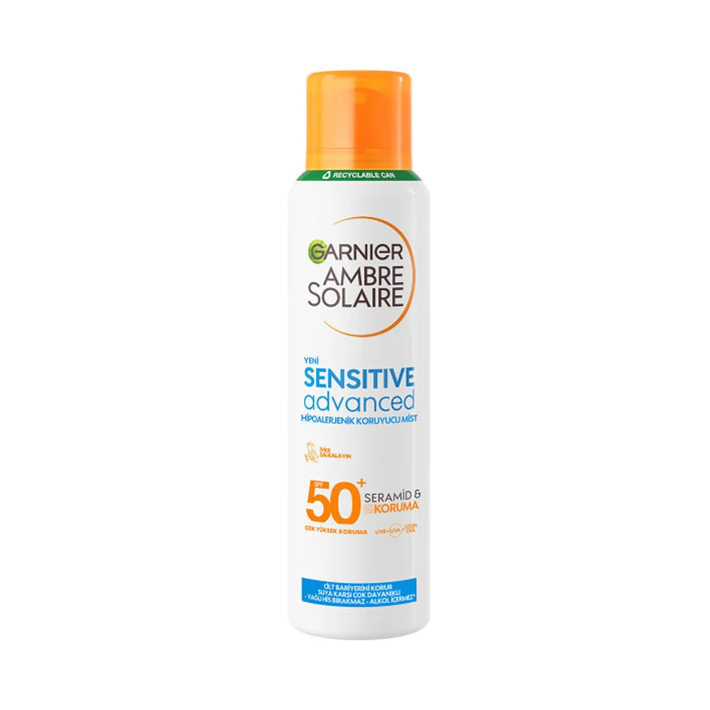 Garnier Ambre Solaire Sensitive Advanced Ceramide Protect Sprey Spf50+ 150 Ml