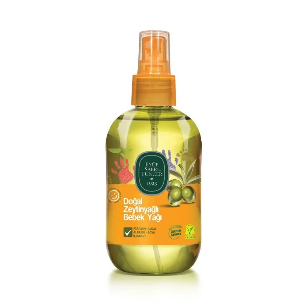 Eyüp Sabri Tuncer Doğal Zeytinyağlı Bebek Yağı 280 Ml Pet Şişe