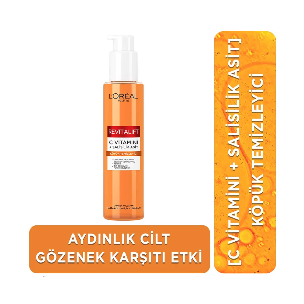 L'Oréal Paris Revitalift Clinical Aydınlatıcı C Vitamini Temizleme Jeli 150 Ml