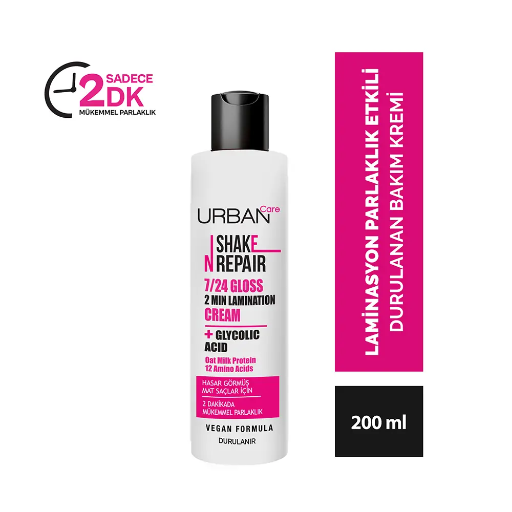 Urban Care Shake N Repair 7/24 Gloss Lamination Cream 200 Ml