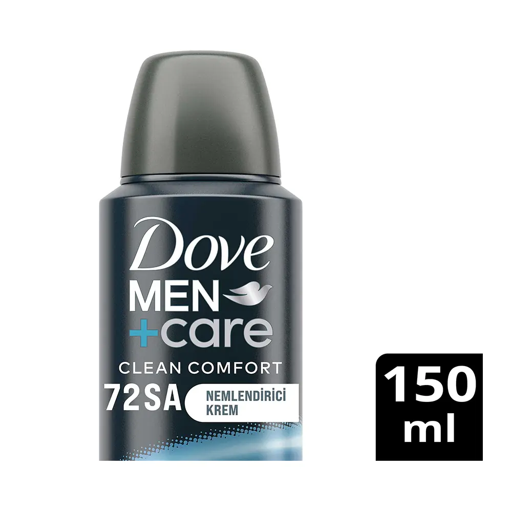 Dove Men +Care Advanced Erkek Deodorant 72 Saat Koruma Clean Comfort 150 Ml