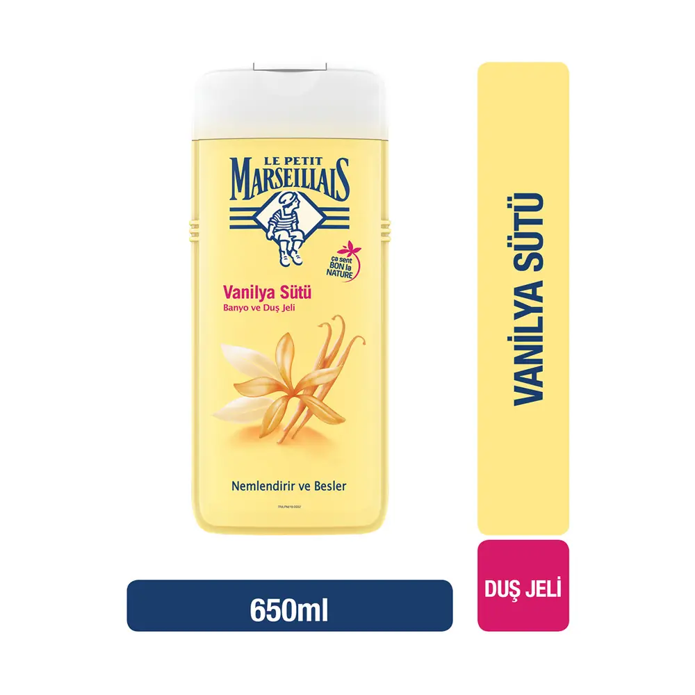 Le Petit Marseillais Duş Jeli Vanilya Sütü 650 Ml