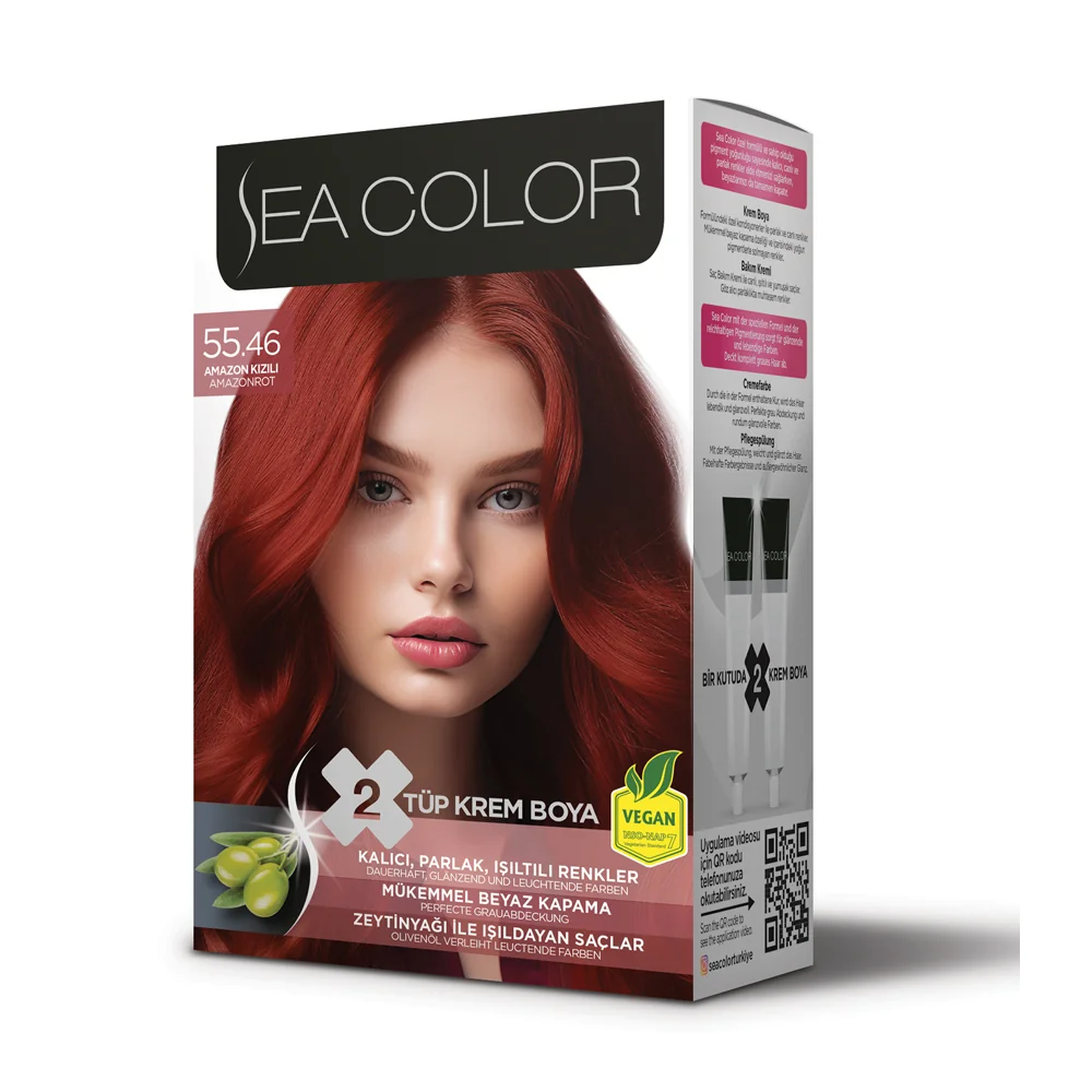 Sea Color 2 Li Set Boya 55.46 Amozon Kızılı