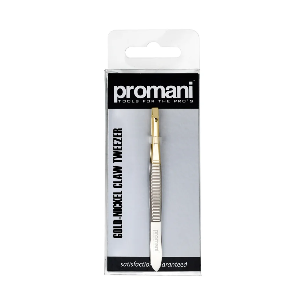 Promani Yarı Altın/Nikel Düz Uçlu Cımbız Pr-918