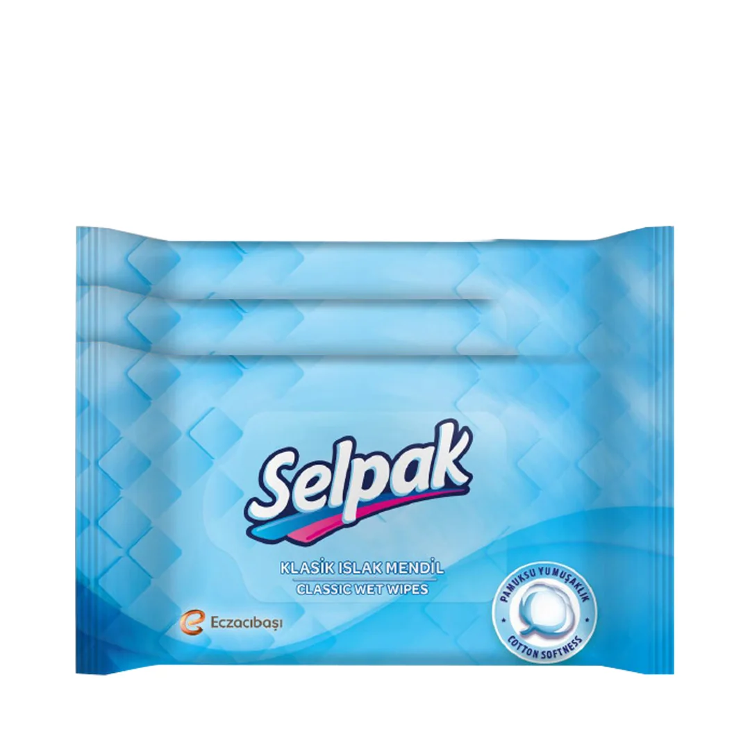 Selpak Klasik Islak Cep Mendil 3'lü