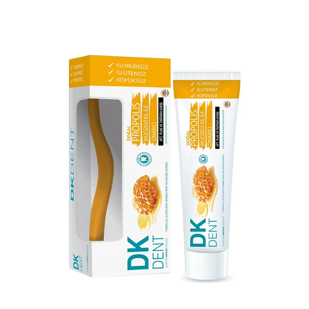 Dk Dent Propolis Florürsüz Diş Macunu 75 Ml + Diş Fırçası