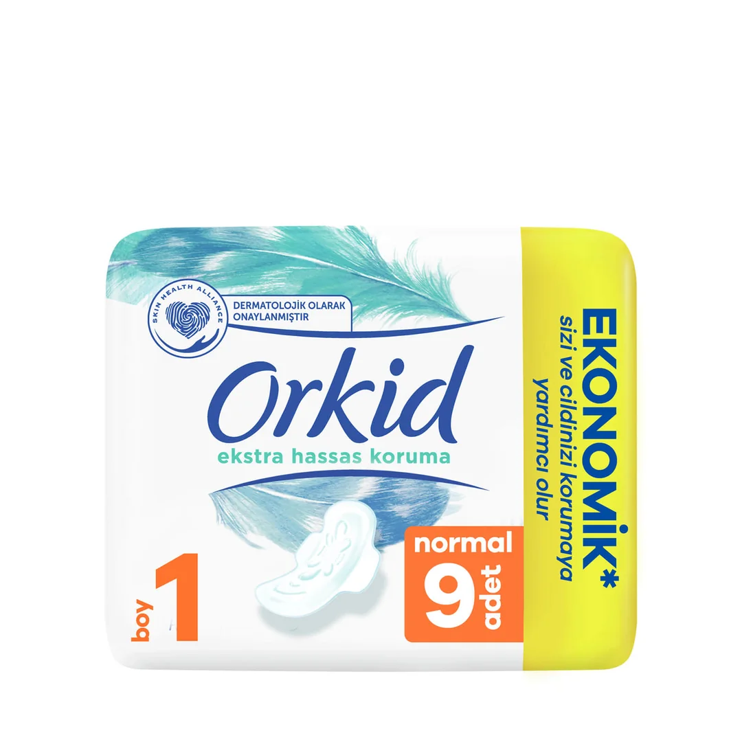 Orkid Extra Hassas Koruma Tekli Normal 9'lu