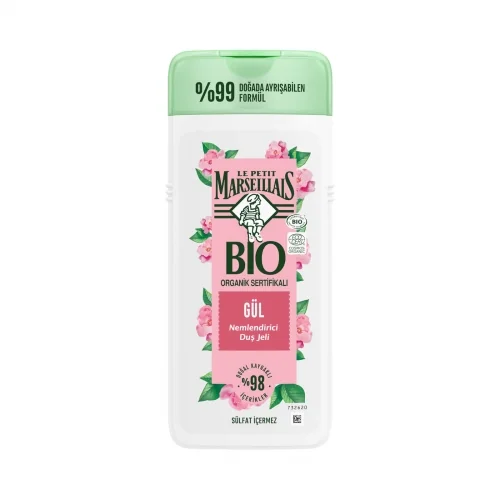 Le Petit Marseillais BIO Organik Sertifikalı Duş Jeli Gül 400 Ml