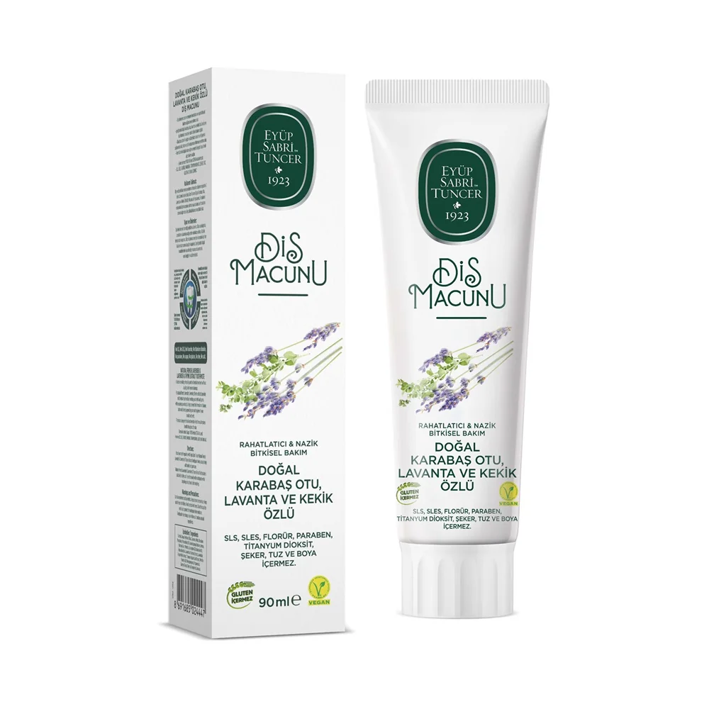 Eyüp Sabri Tuncer Doğal Karabaş Otu, Lavanta Ve Kekik Özlü Diş Macunu 90 Ml