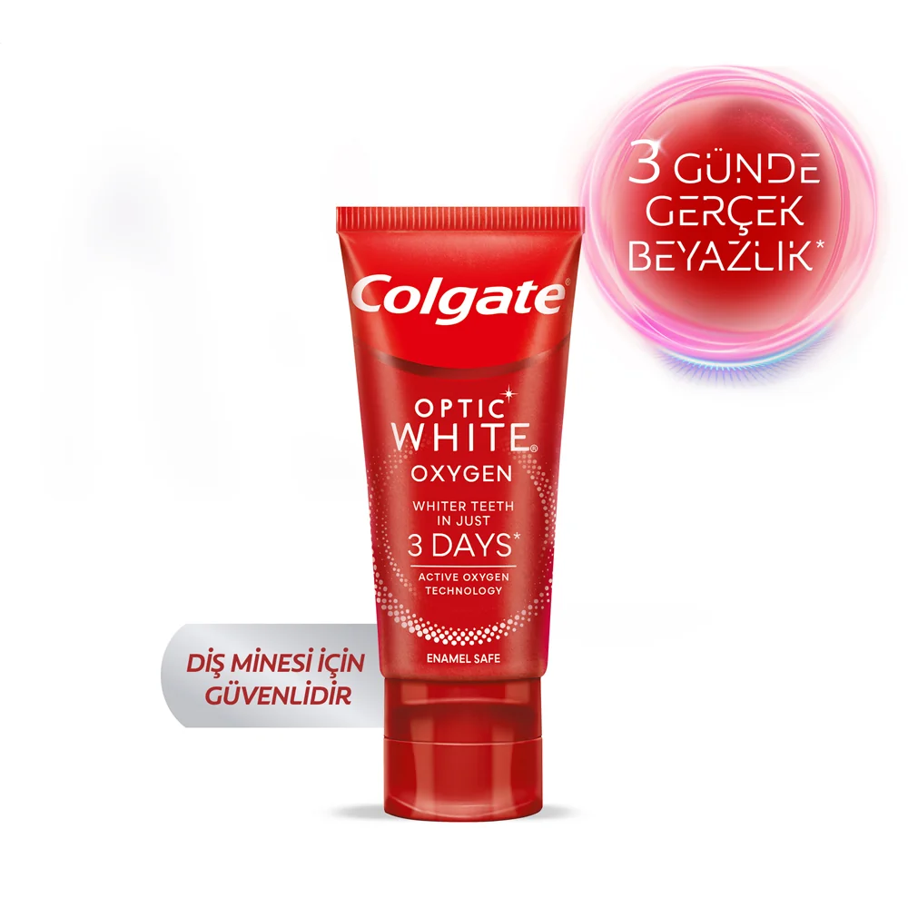 Colgate Optic White Oxygen Aktif Oksijen Teknolojisi Beyazlatıcı Diş Macunu 50 Ml