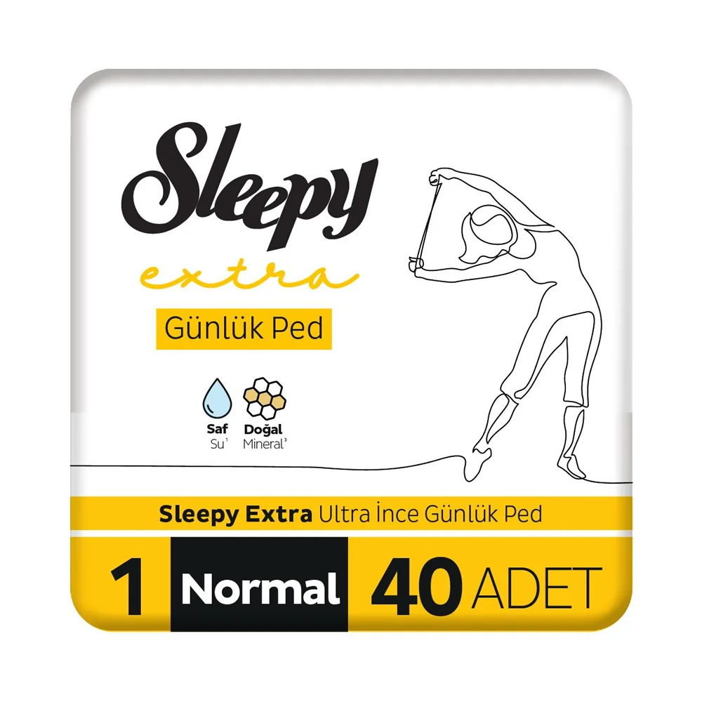Sleepy Extra Günlük Ped Normal 40'Lı