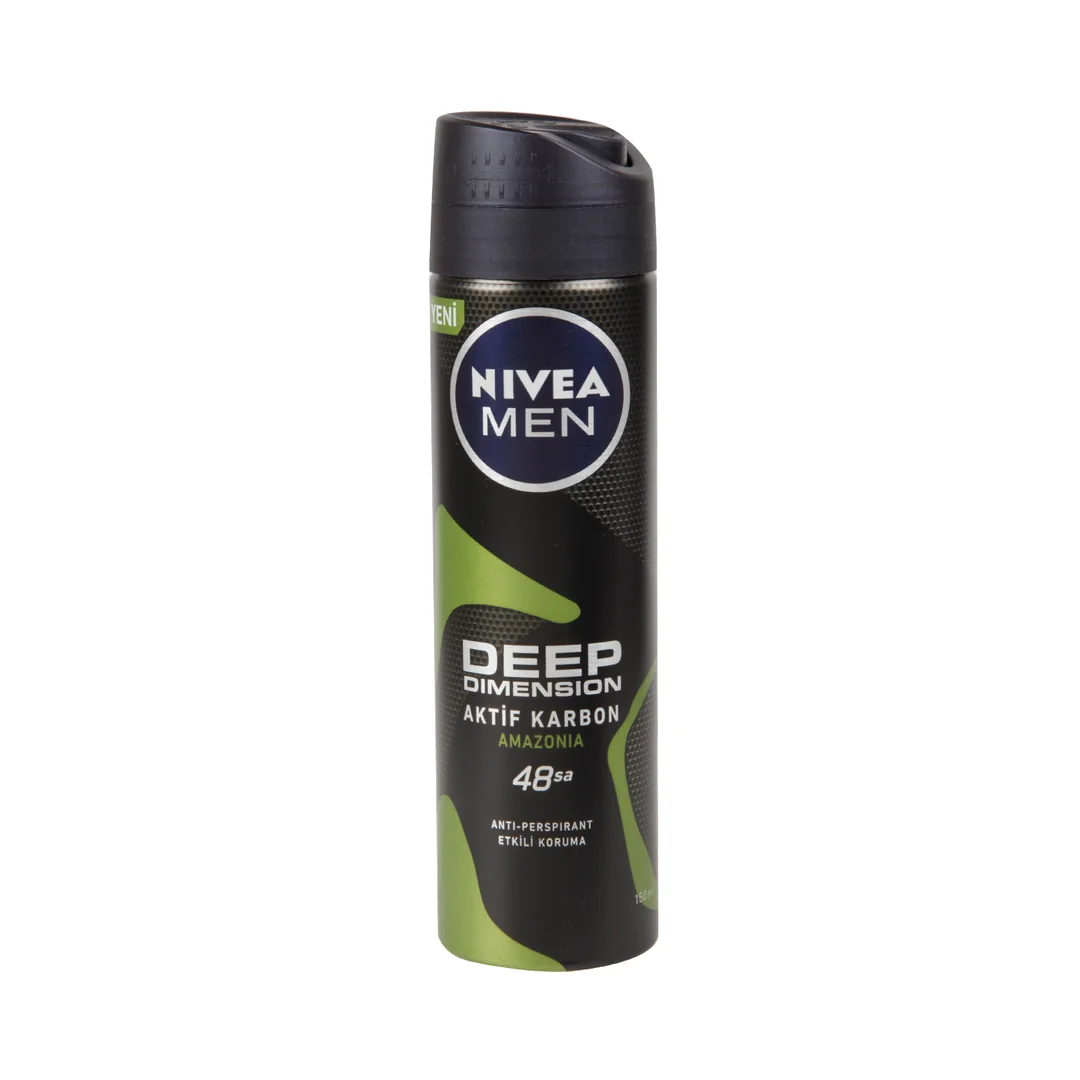 Nivea Deodorant Deep Aktif Karbon Amazonia Erkek 150 Ml