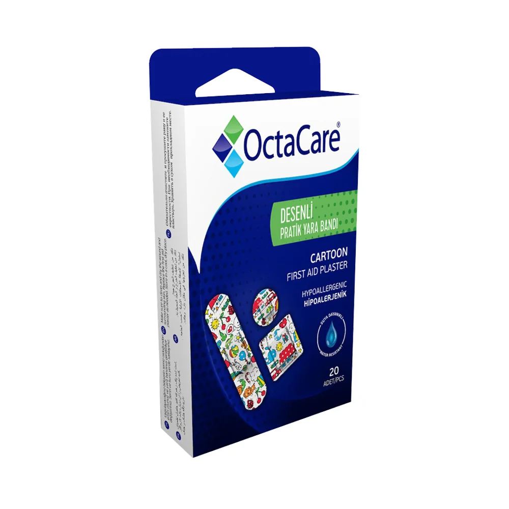 Octacare Desenli Yarabandı 20'li