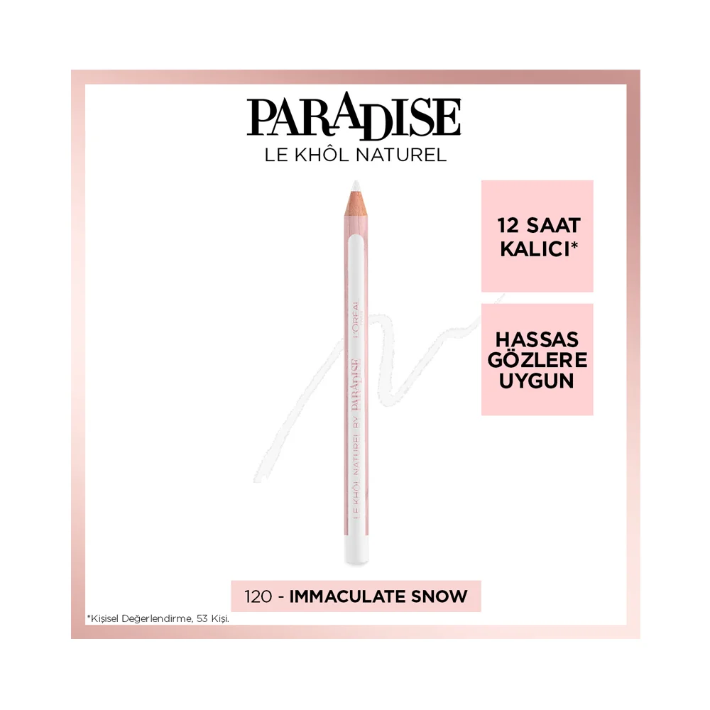 Loreal Paris Paradise Le Khol Göz Kalemi 120 Immaculat