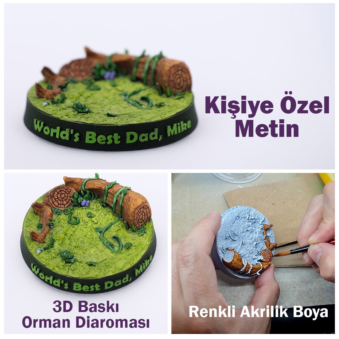 Bozayı Cam Biblo - Kişiye Özel 3D Baskı