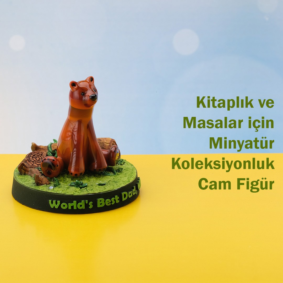 Bozayı Cam Biblo - Kişiye Özel 3D Baskı