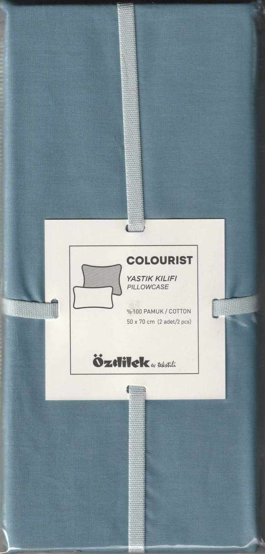 Özdilek Yastık Kılıfı Standart Ranforce 2 Li Maldiv Colourıst