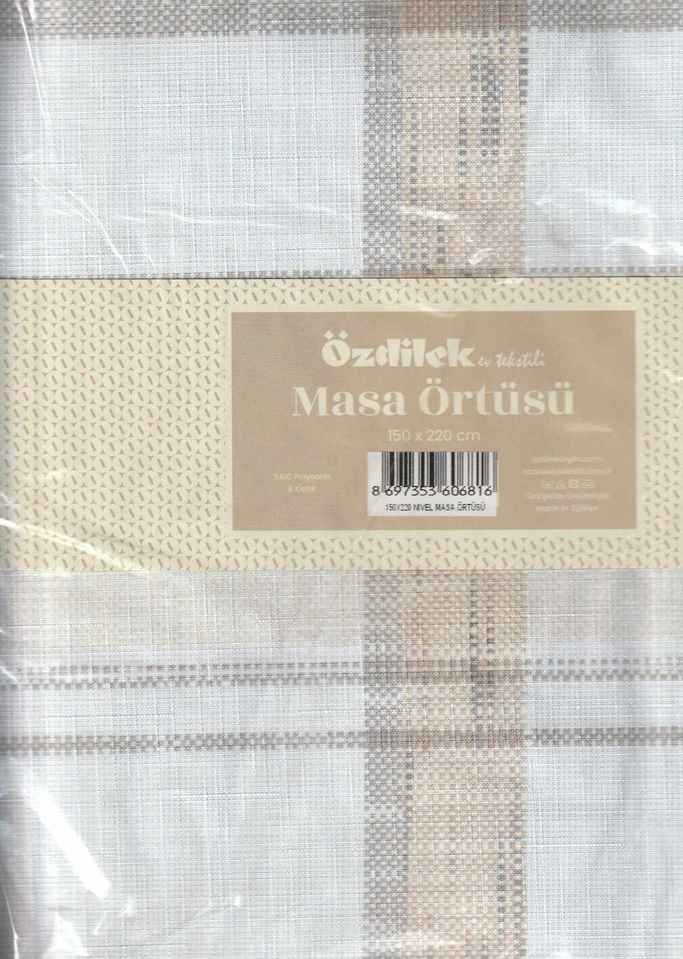 Özdilek Masa Örtüsü Baskılı 150X220 Nıvel