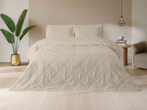 Özdilek (Nev) Yatak Örtüsü.Ultrasonıc Story Bej Çift Kişilik