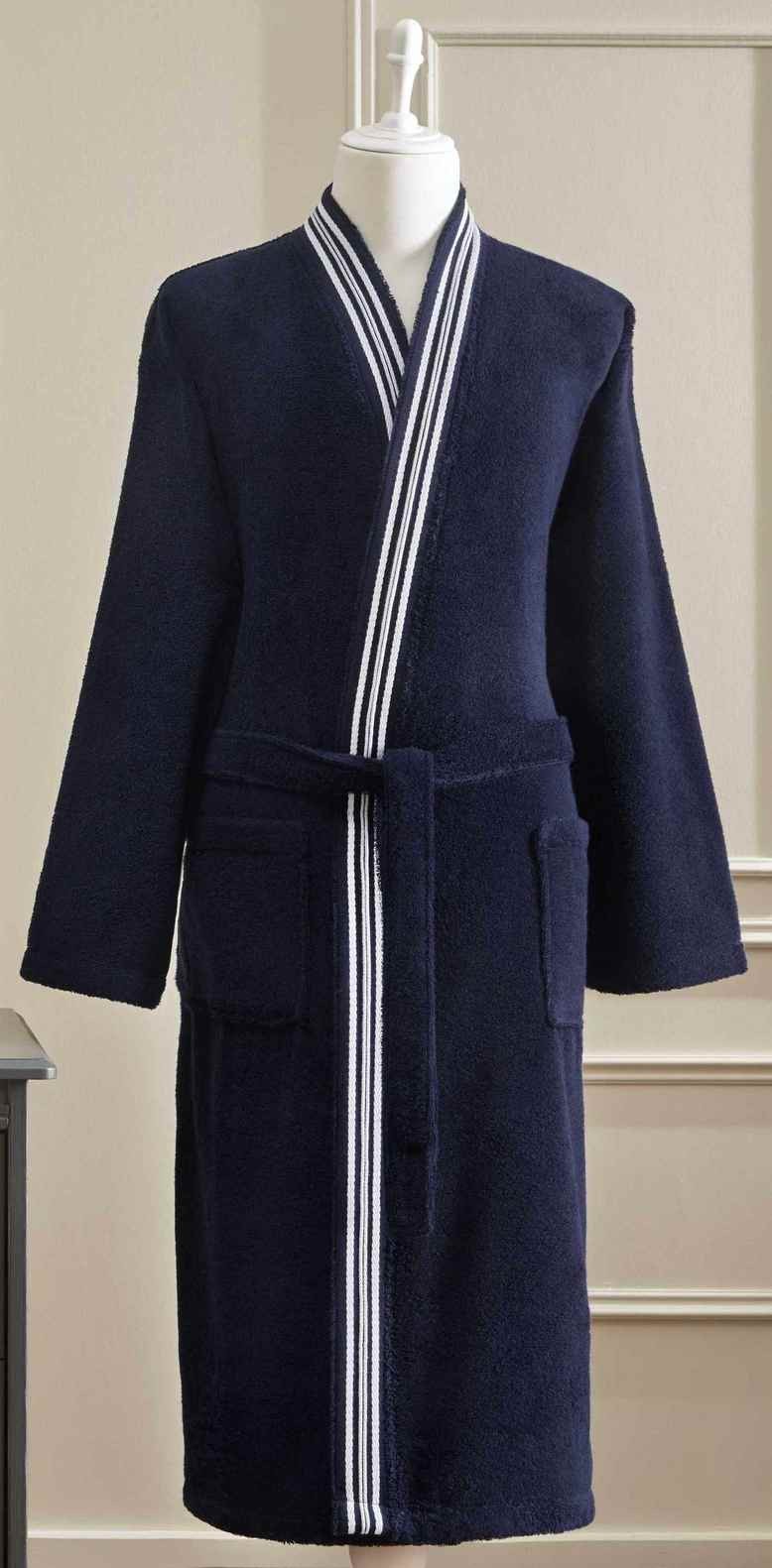 Özdilek Maskulen Wonder/Lacivert Kimono Bornoz (L)