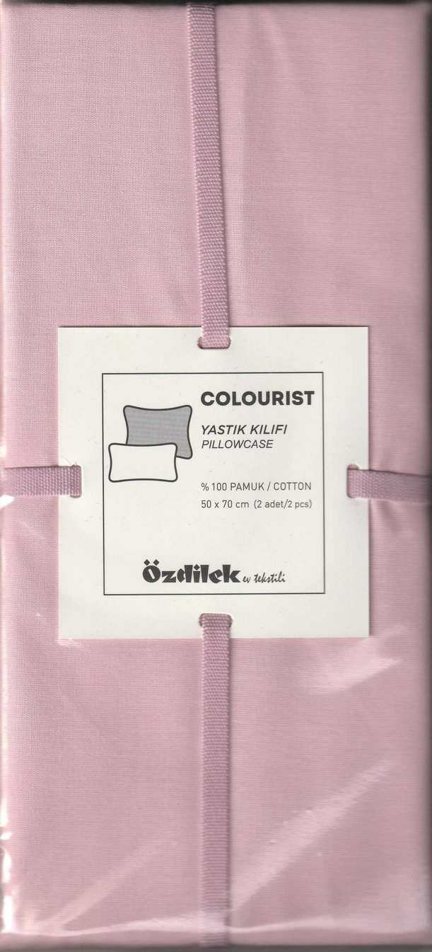 Özdilek Yastık Kılıfı Standart Ranforce 2 Li Açık Mercan Colourıst