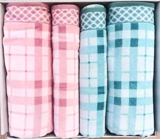 Özdilek Weave Yesıl-Pembe Best Set Hamam Takımı