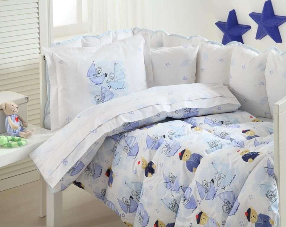 Özdilek Uyku Seti Ranforce Bebe Mavi Denızcı
