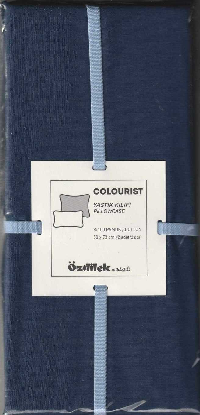 Özdilek Yastık Kılıfı Standart Ranforce 2 Li İndigo Colourıst