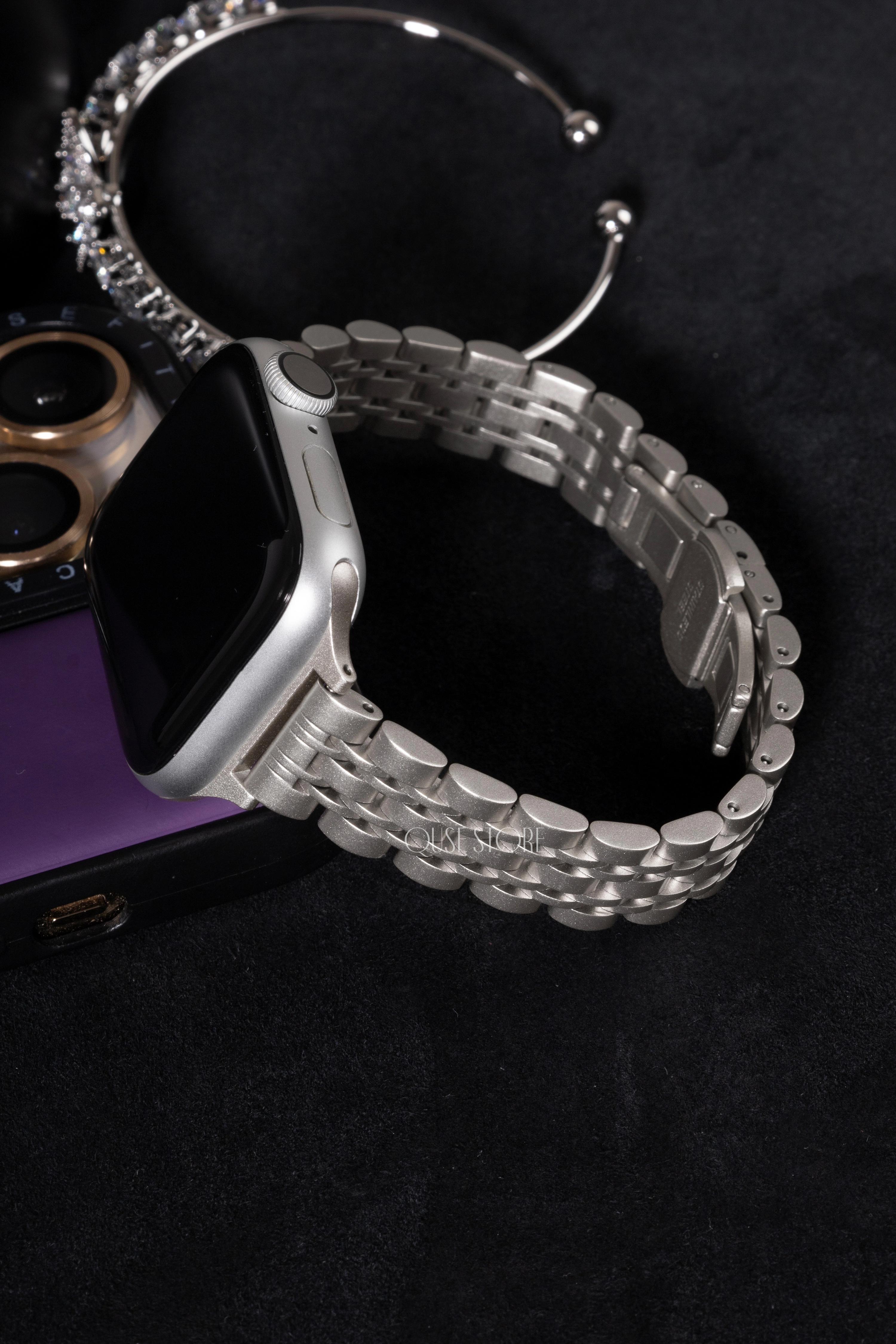 Veloura Slim Serisi - Apple Watch ile Uyumlu Paslanmaz Çelik Kordon