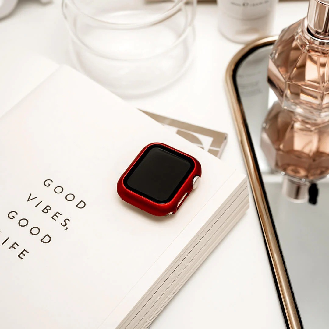 Apple Watch Uyumlu Kasa ve Ekran Koruyucu Kılıf – Product Red | Klasik Model