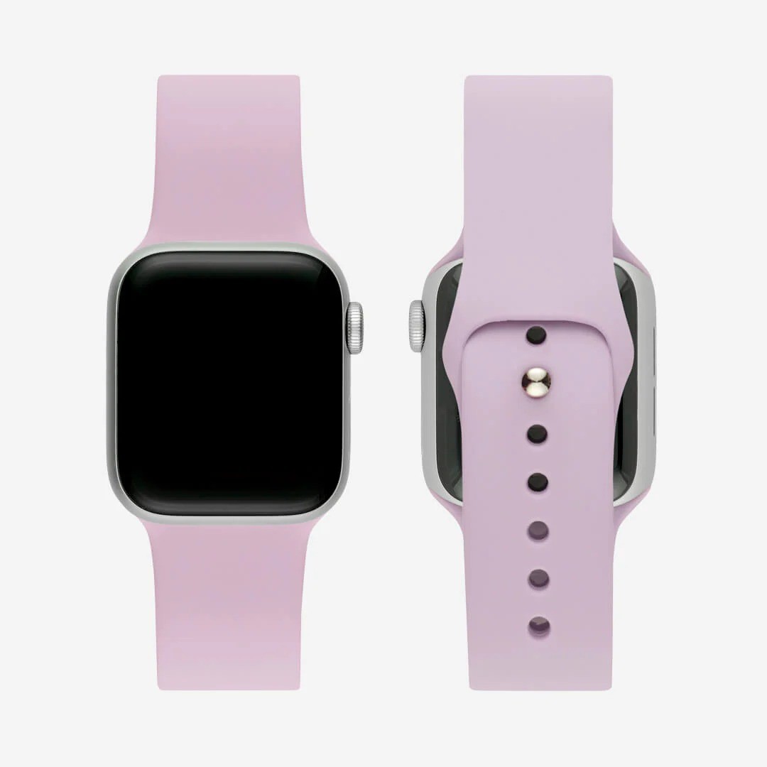 Lavanta Silikon Kordon – Apple Watch Uyumlu (S/M & M/L)