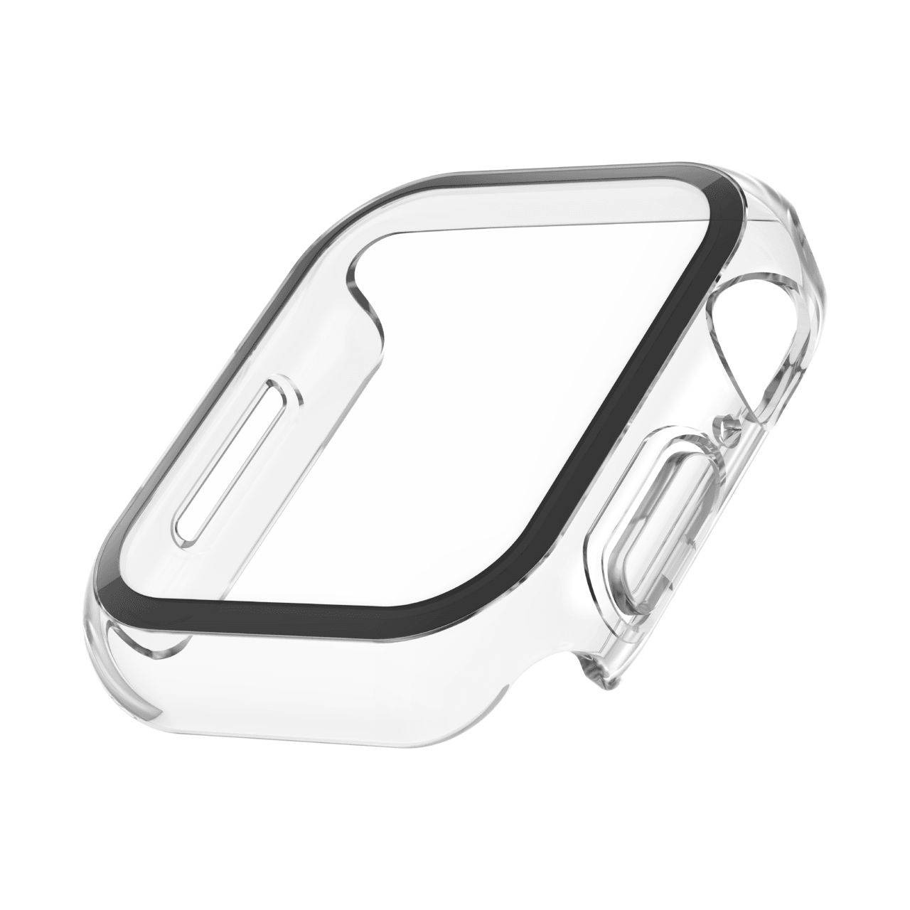 Apple Watch Uyumlu Kasa ve Ekran Koruyucu Kılıf – Şeffaf | Klasik Model