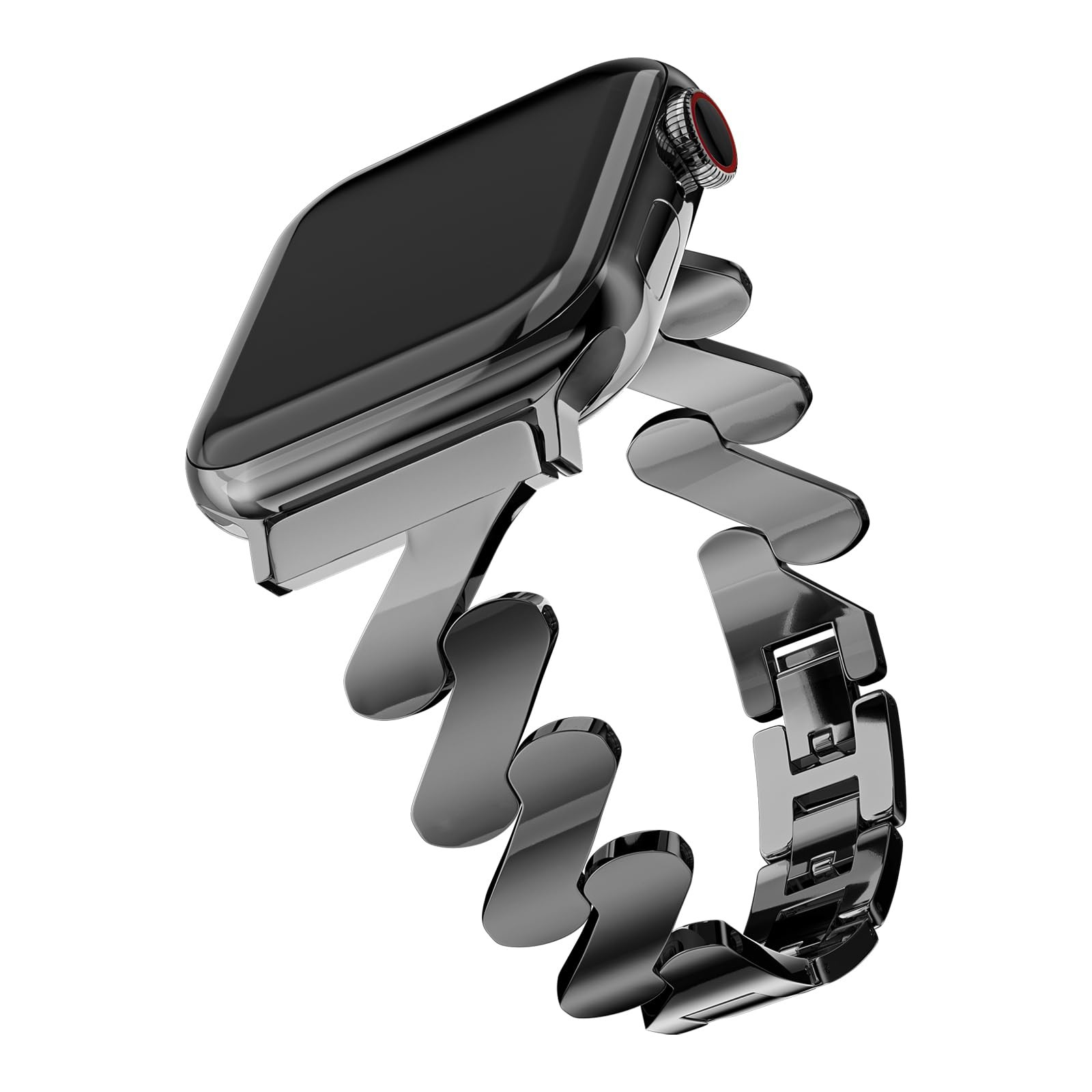 Infinity Link Serisi - Apple Watch ile Uyumlu Zikzak Çelik Kordon