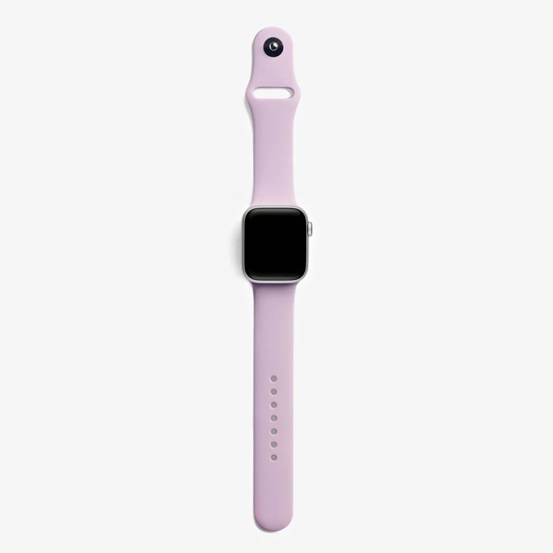 Lavanta Silikon Kordon – Apple Watch Uyumlu (S/M & M/L)