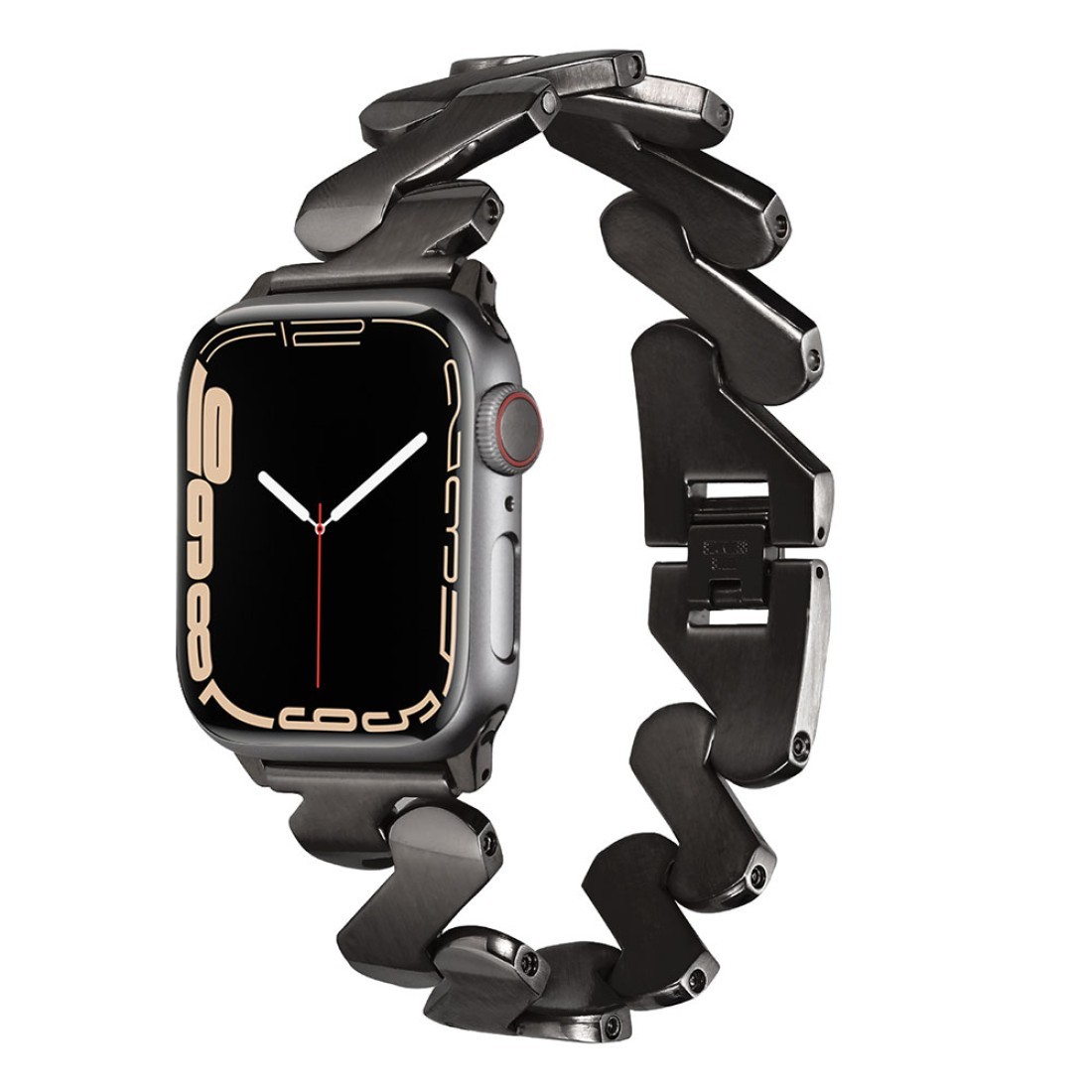 Infinity Link Serisi - Apple Watch ile Uyumlu Zikzak Çelik Kordon