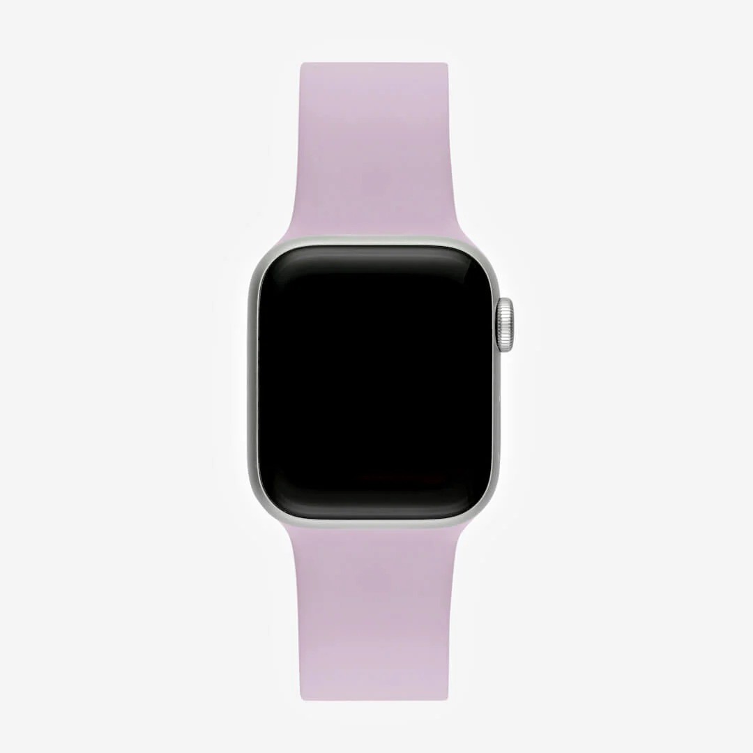 Lavanta Silikon Kordon – Apple Watch Uyumlu (S/M & M/L)