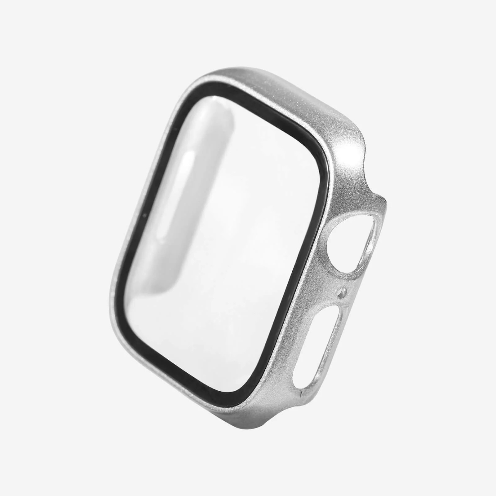 Apple Watch Uyumlu Kasa ve Ekran Koruyucu Kılıf – Gümüş | Klasik Model