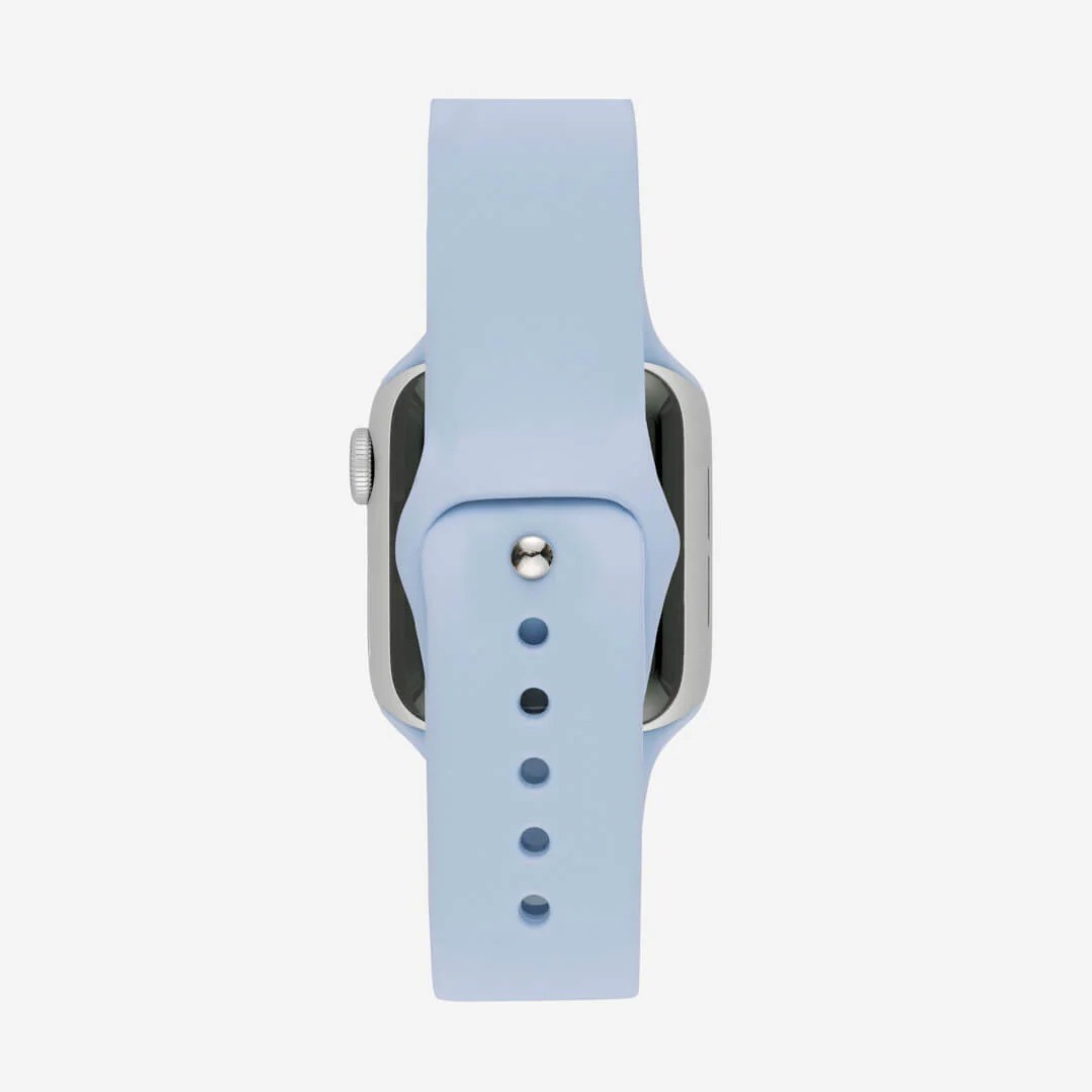 Sis Mavisi Silikon Kordon – Apple Watch Uyumlu (S/M & M/L)