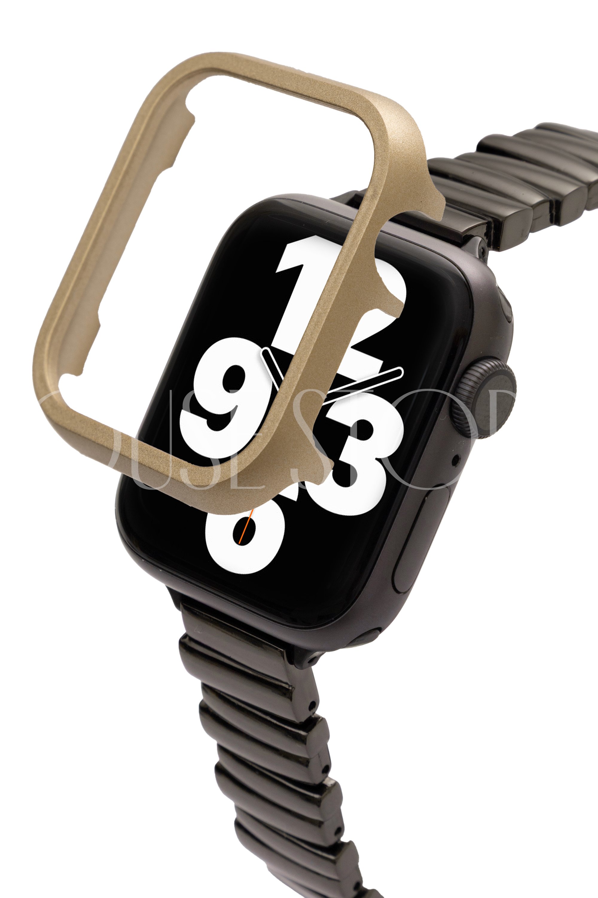 Apple Watch Alüminyum Bumper Kasa Koruyucu - Altın