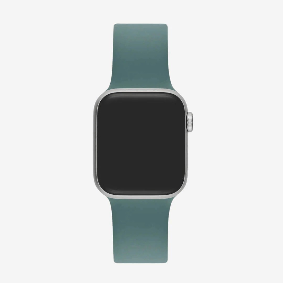 Haki Silikon Kordon – Apple Watch Uyumlu (S/M & M/L)