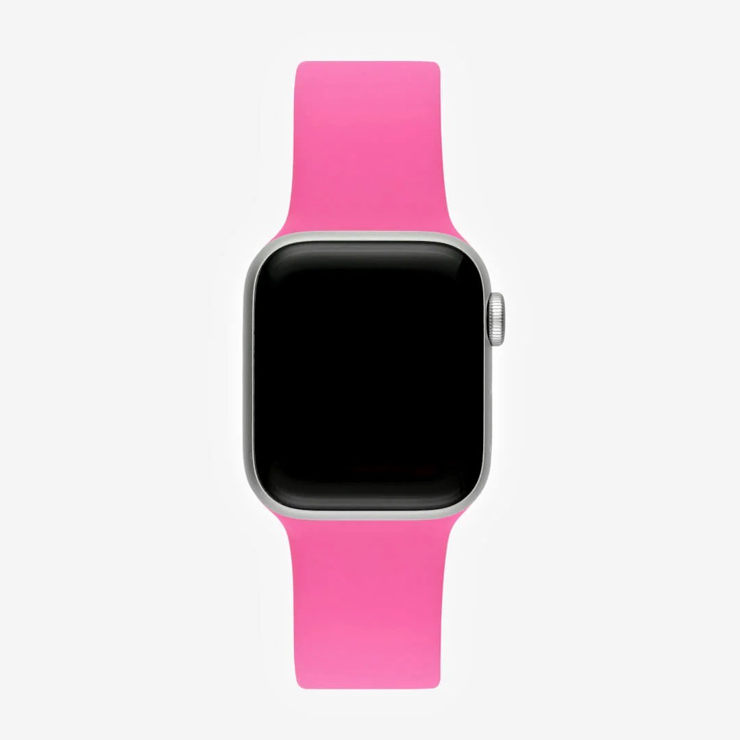 Barbie Pembesi Silikon Kordon – Apple Watch Uyumlu (S/M & M/L)